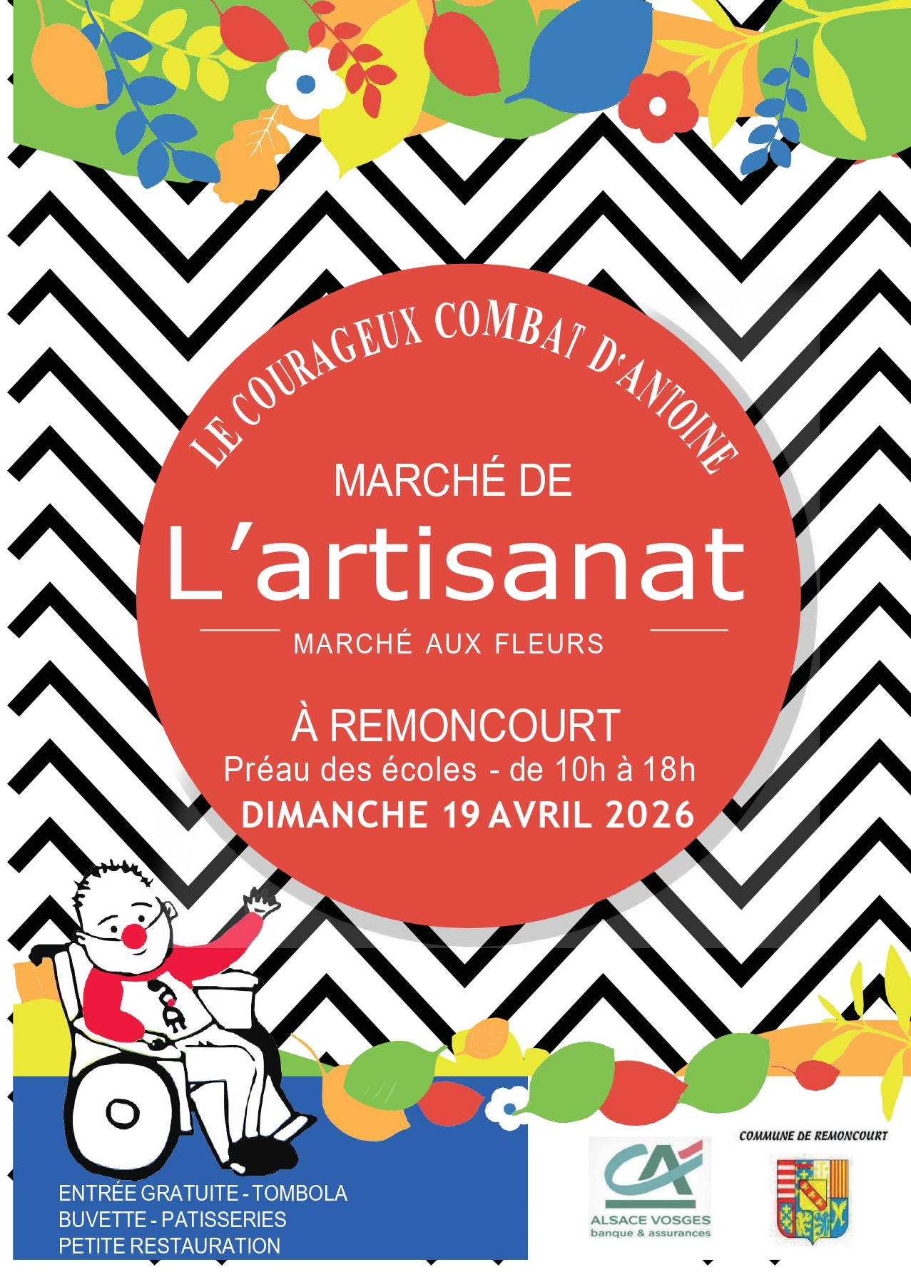 MARCHÉ DE L&rsquo;ARTISANAT ET MARCHÉ AUX FLEURS À REMONCOURT